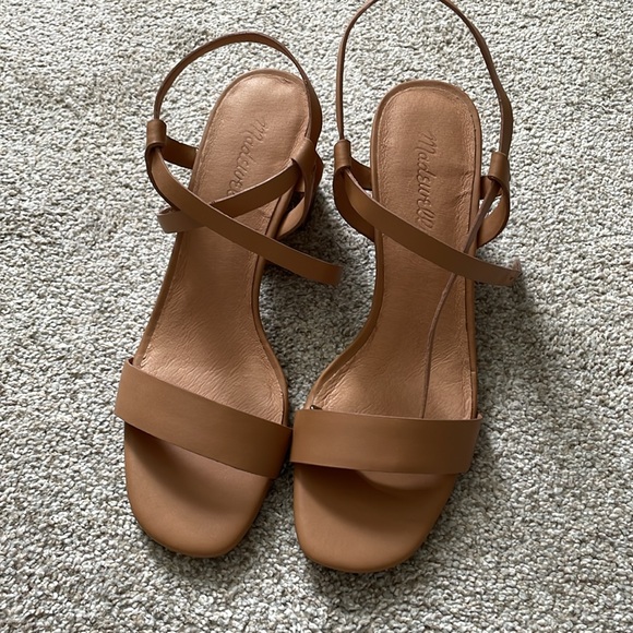 The Loli Ankle-Strap Sandal in Amber Brown - Picture 7 of 8